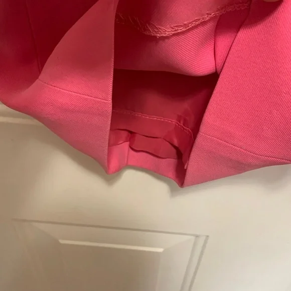 Ralph Lauren 100% Silk Hot Pink Wide-Leg Trousers Size 8 - Picture 3 of 8